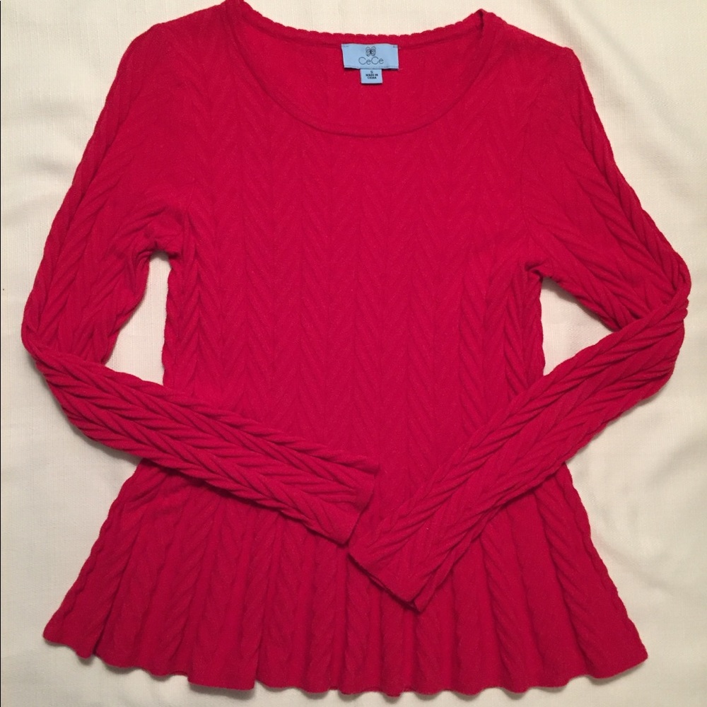 Flirty Red Sweater Pretty Pretty Pretty!